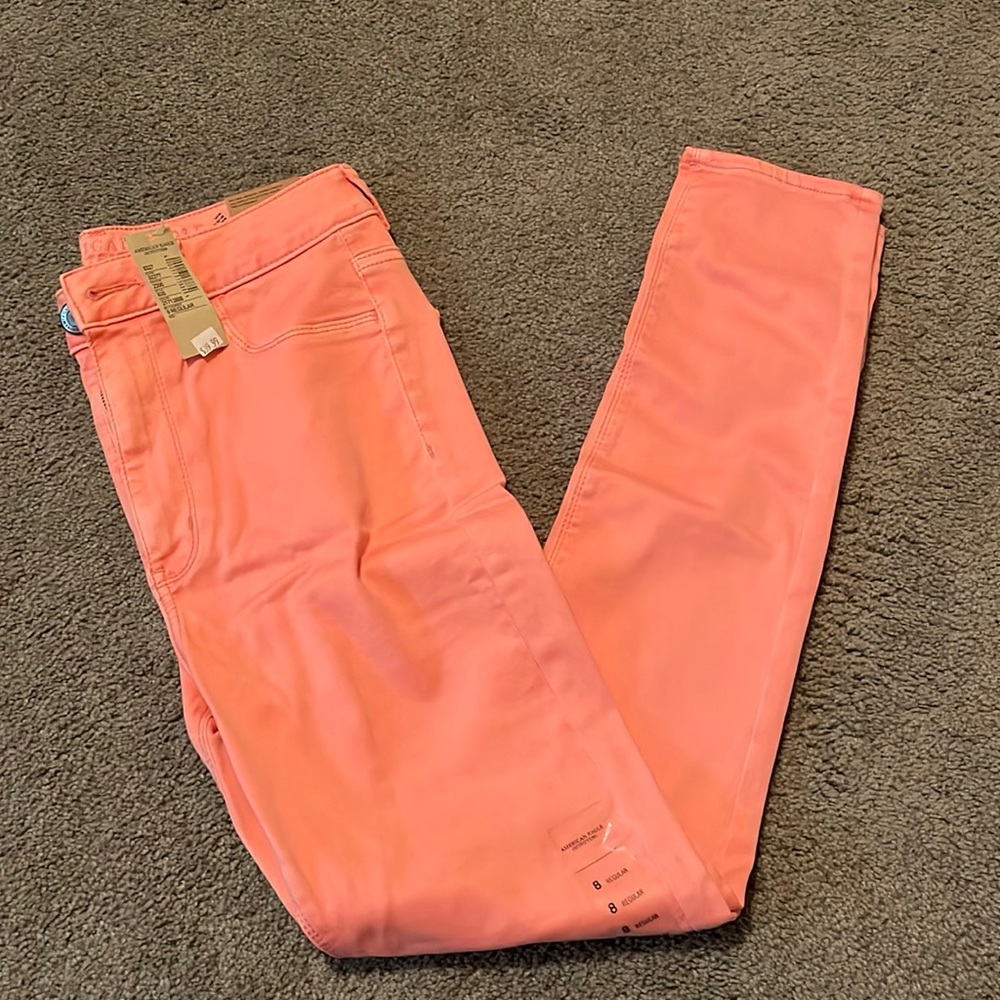 NWT, Peach AE Skinny Jeans